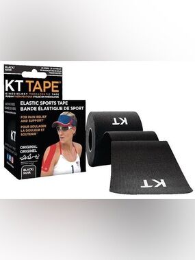 NEW KT Tape Precut Athletic Tape - Black